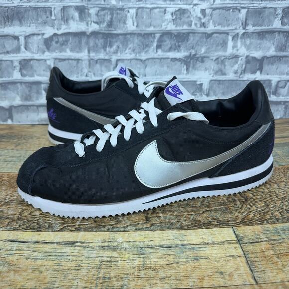 Nike Cortez Los Angeles Kings Nylon Suede Running CI9873-001 Mens Size 12 Rare - Picture 1 of 10